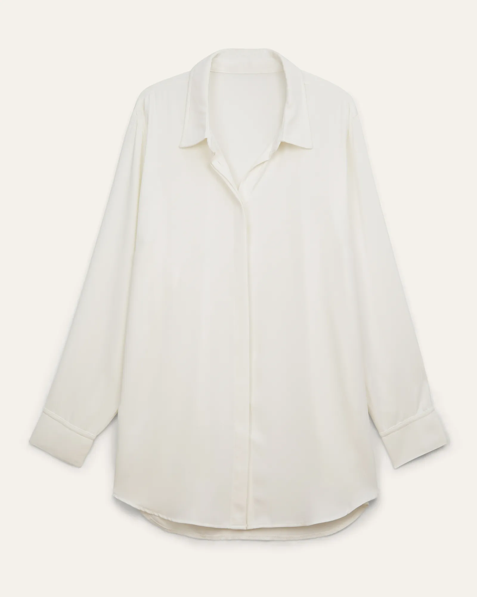 Ausha Tailored Georgette Blouse | Ivory