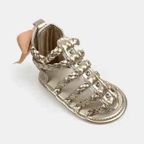 Baby Girl Shoes E158-Golden