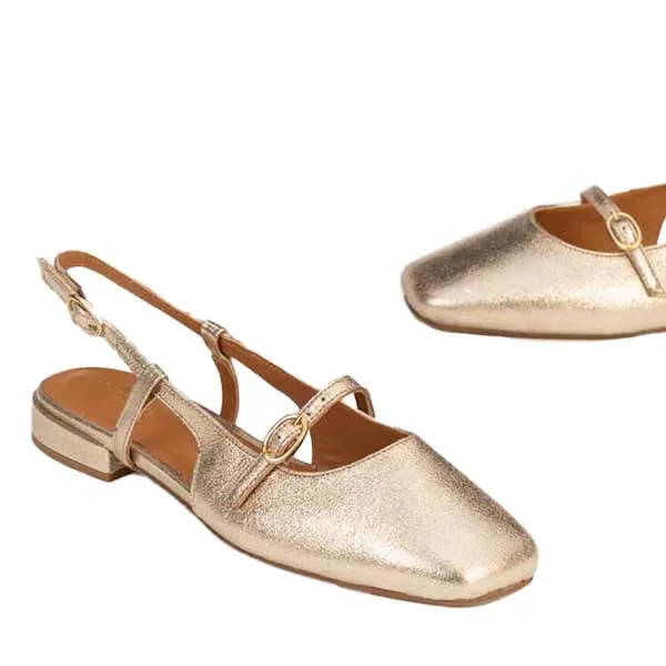 Bertille Gold | Flat Mary-Jane