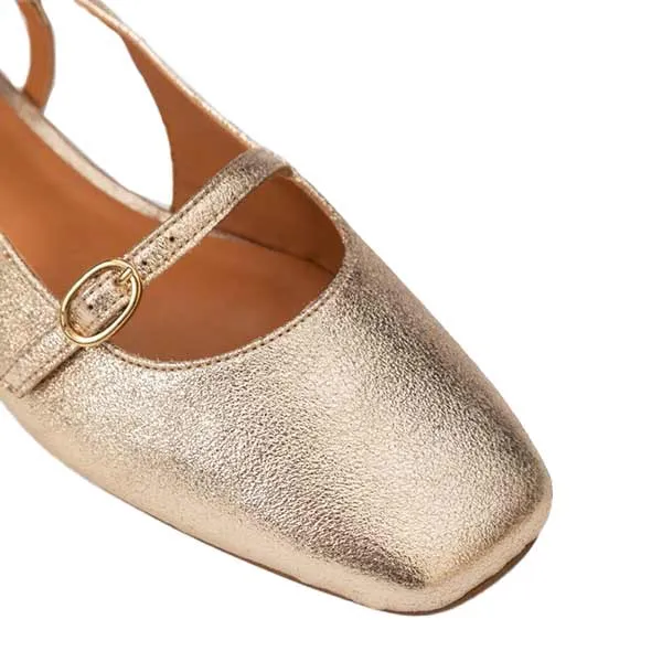 Bertille Gold | Flat Mary-Jane