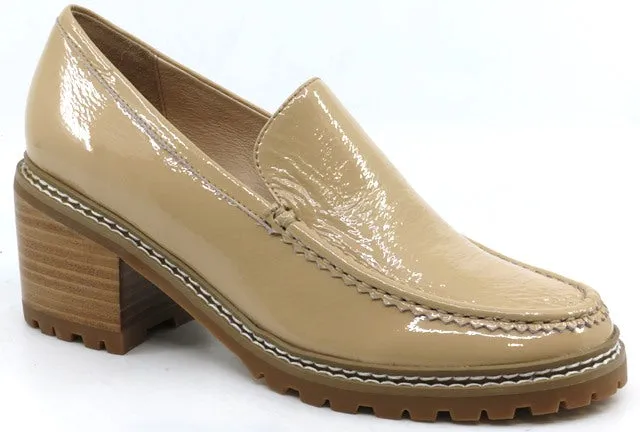 Bonnee Heeled Leather Loafer