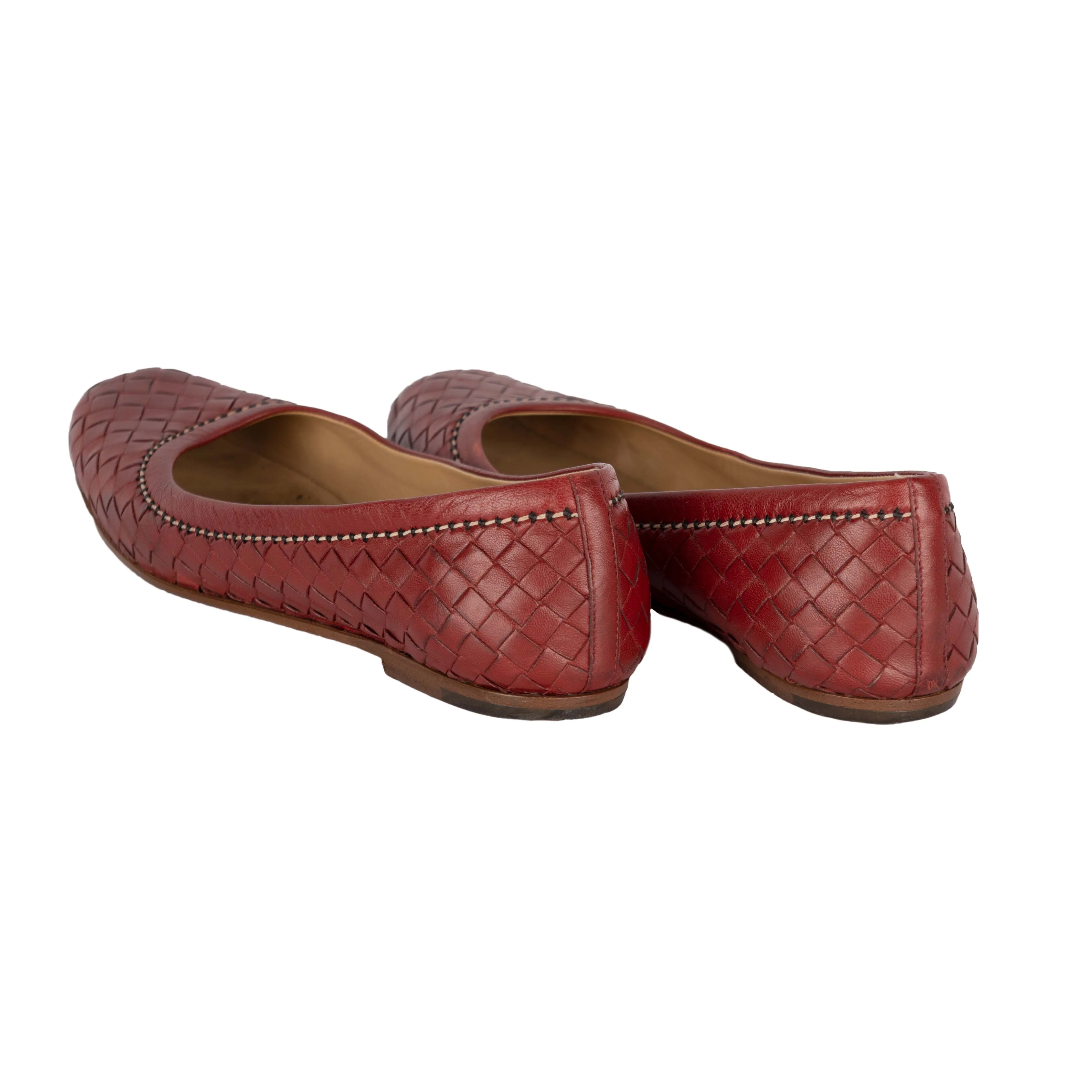 Bottega Veneta Intrecciato Ballet Flats - '10s