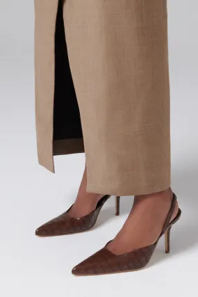 Brown Octavie 85 High-Heel Pumps