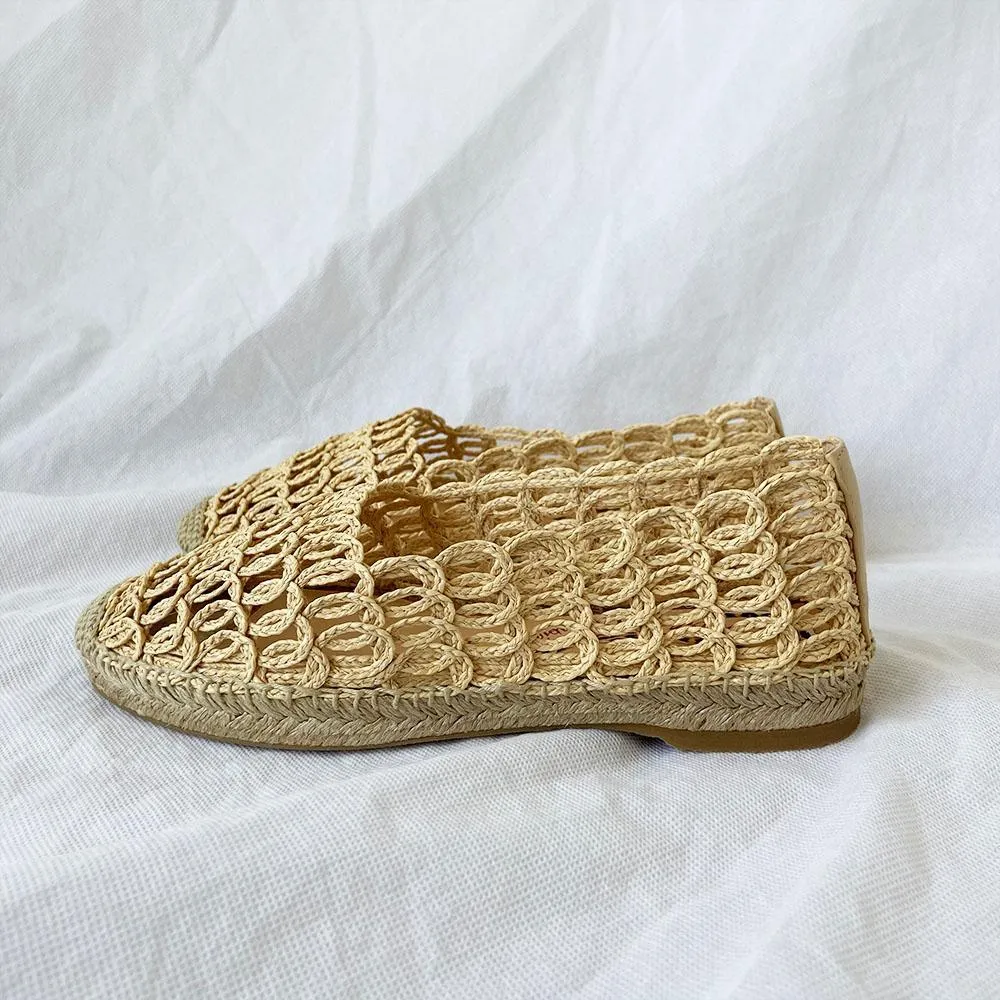 Charlotte Olympia 10MM Woven Raffia Espadrilles, 36