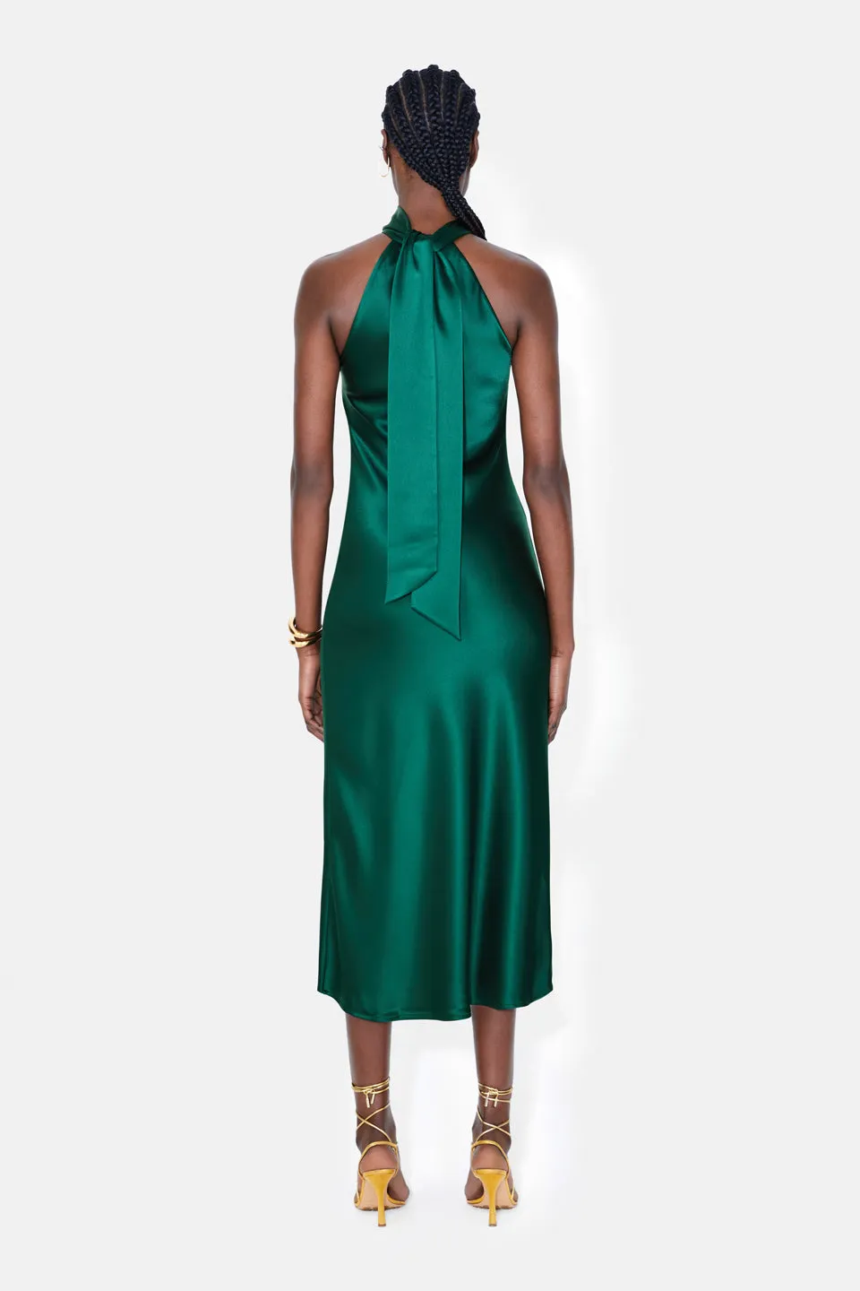 Cropped Sienna Dress - Pine