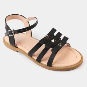 Girls Sandals 456-62-BLACK