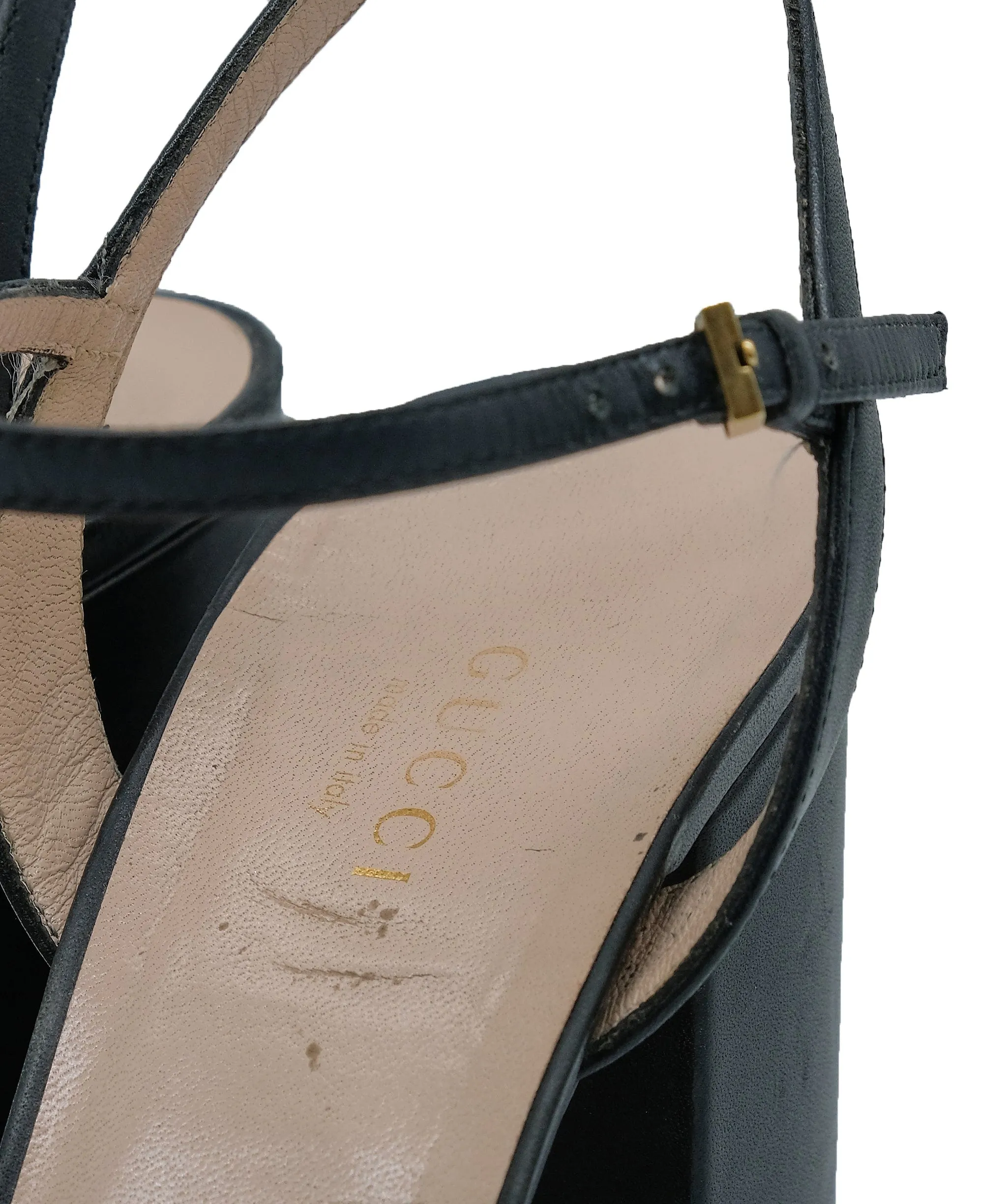 Gucci Heelled sandals Black 37.5 RJC3313