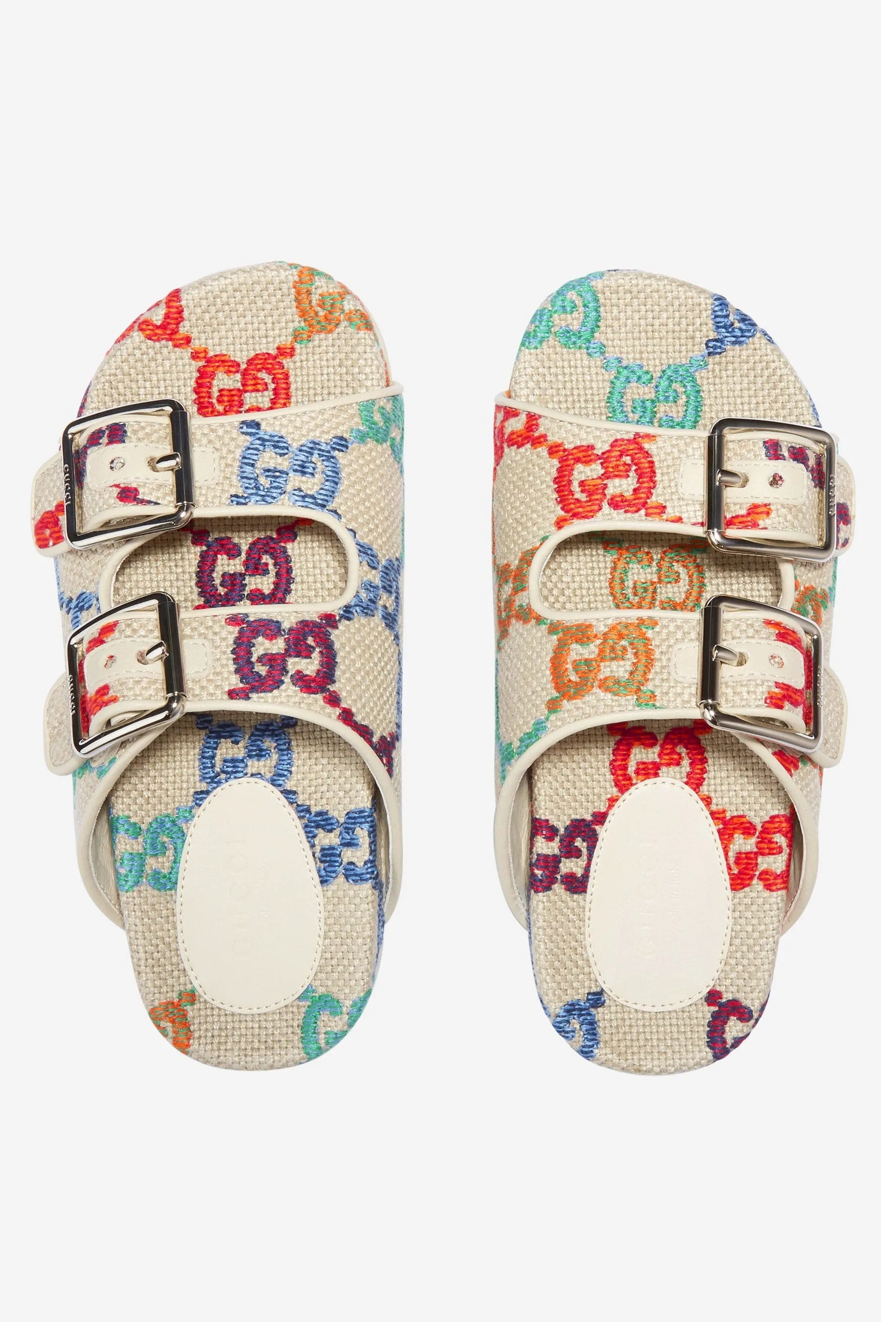 Gucci Unisex GG Logo Sandals