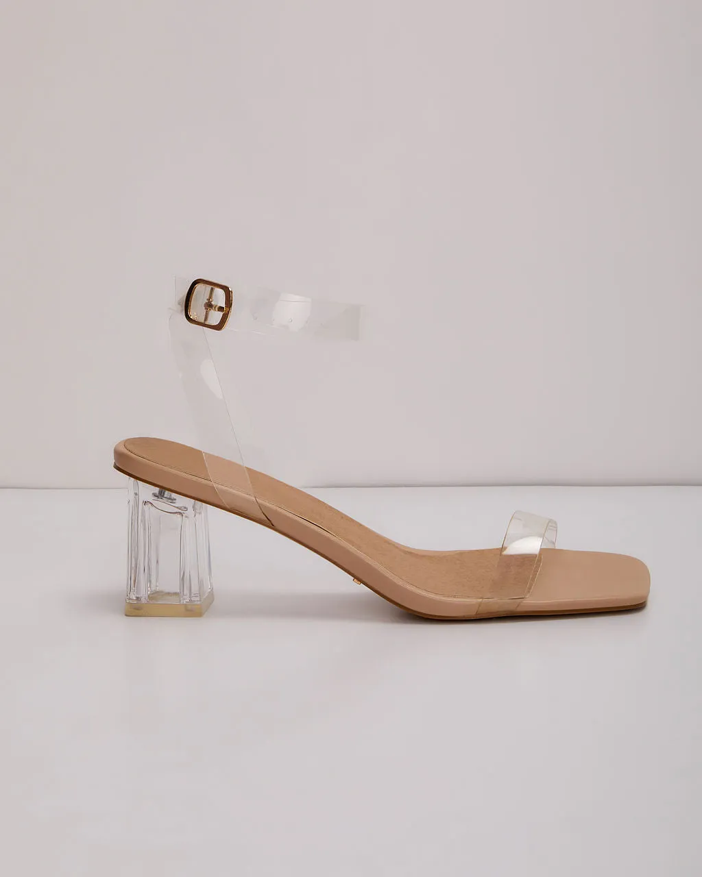 Invite Only Clear Block Heel