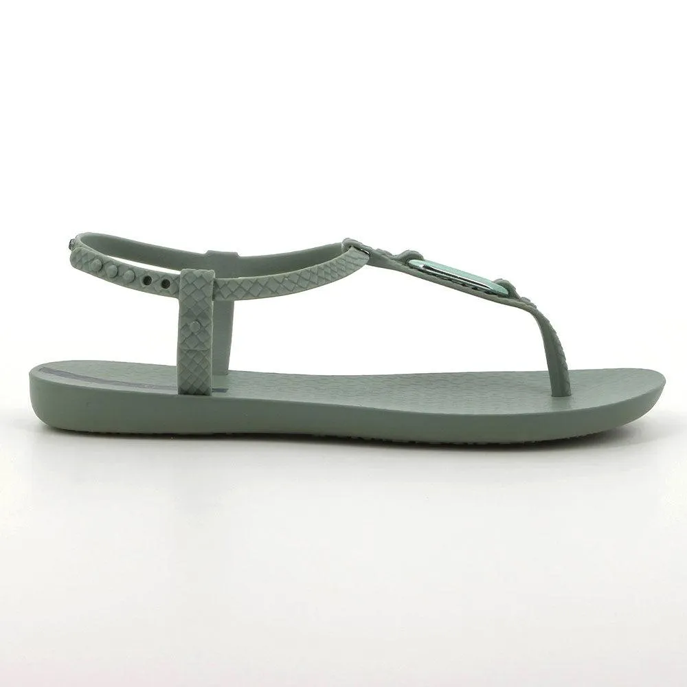 Ipanema Slingback Knotted Thong Sandals - Green