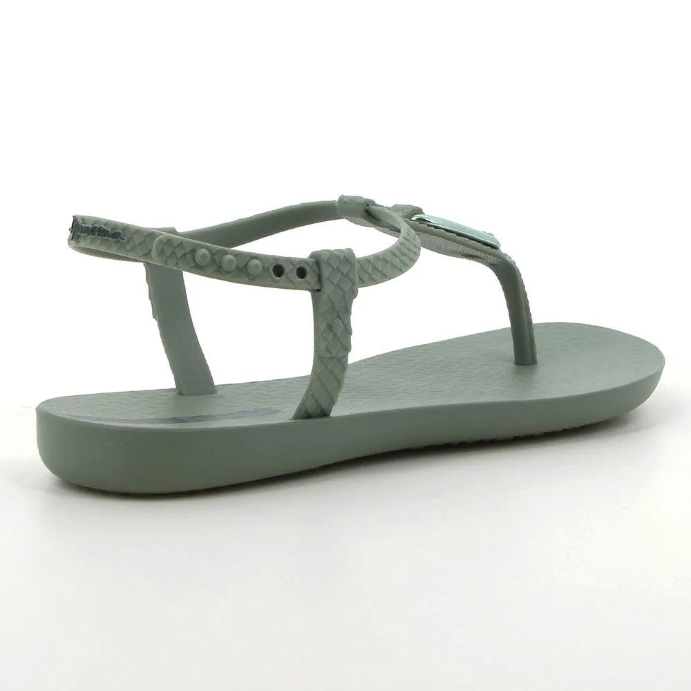 Ipanema Slingback Knotted Thong Sandals - Green