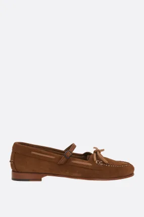 Lorea mary-jane loafers in suede