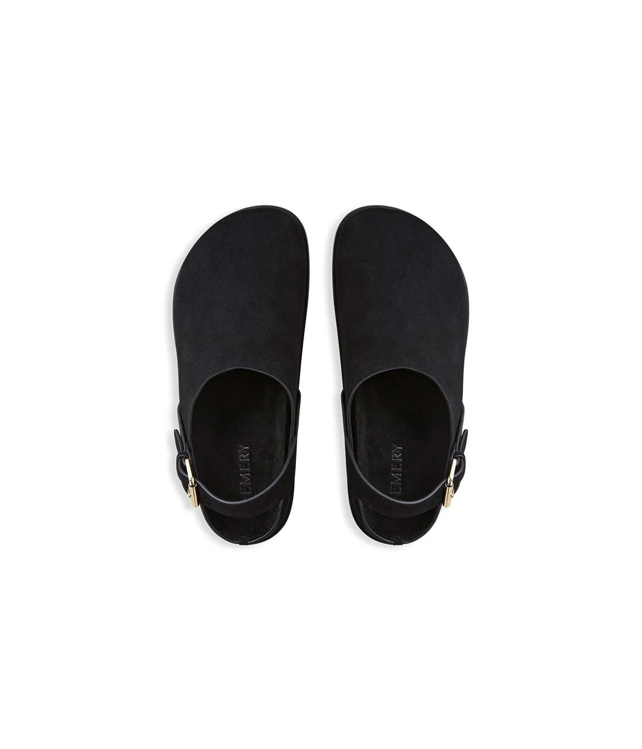 LOUIS CLOG- BLACK SUEDE