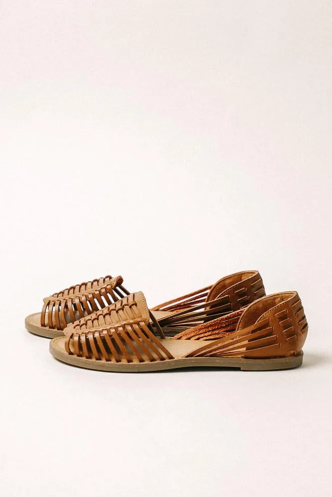 MIA Woven Flats in Brown