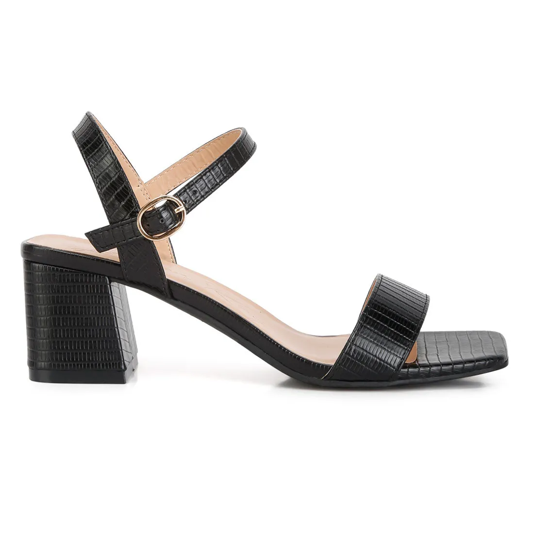 Minimalist Block Heel Sandals