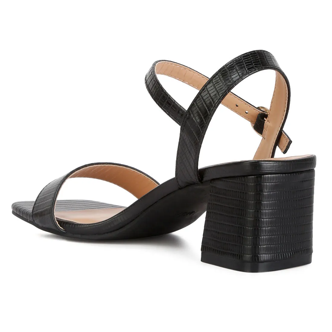 Minimalist Block Heel Sandals