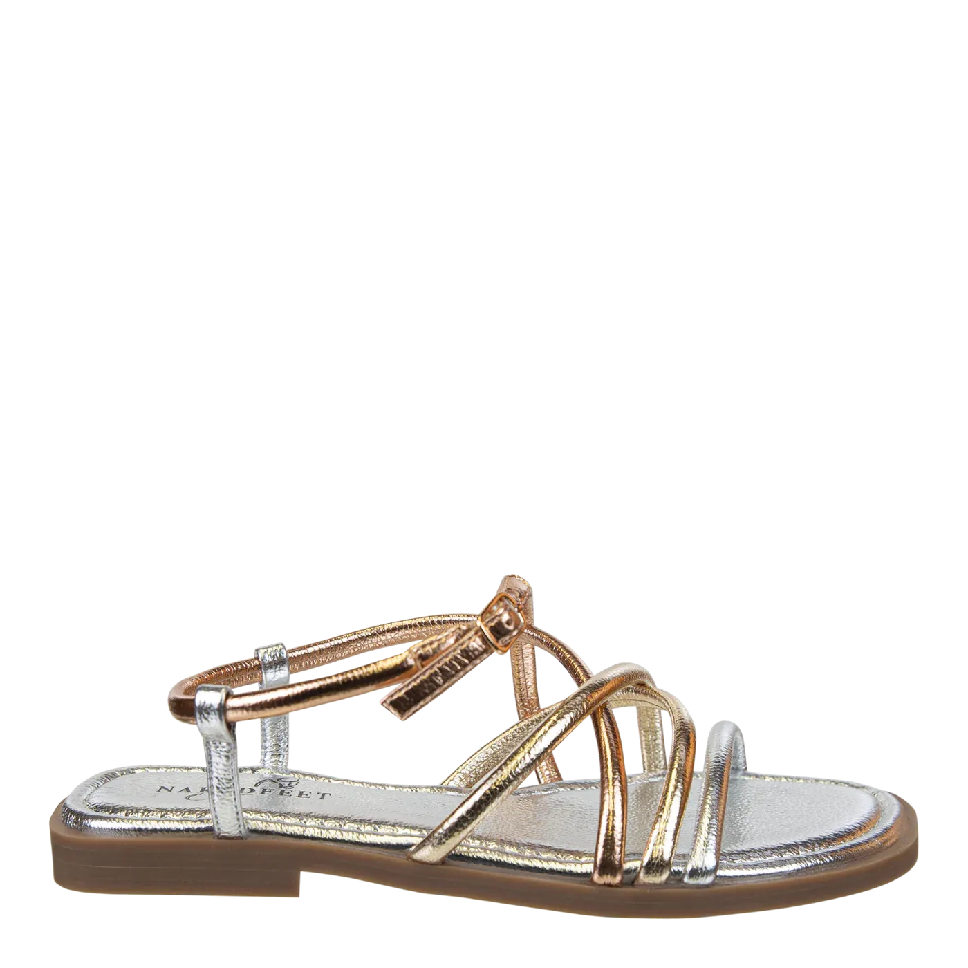 Minimalist Gold Flat Sandal