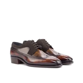 Museum Patina & Papiro Patina Leather Longwing Blucher