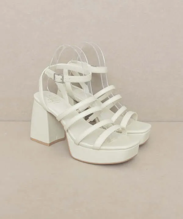 OASIS SOCIETY Talia - Strappy Platform Heels Sandals