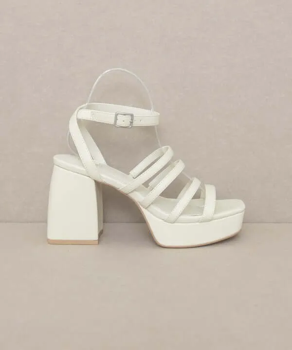 OASIS SOCIETY Talia - Strappy Platform Heels Sandals