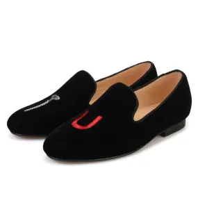 Party-Ready Embroidered Women Loafers