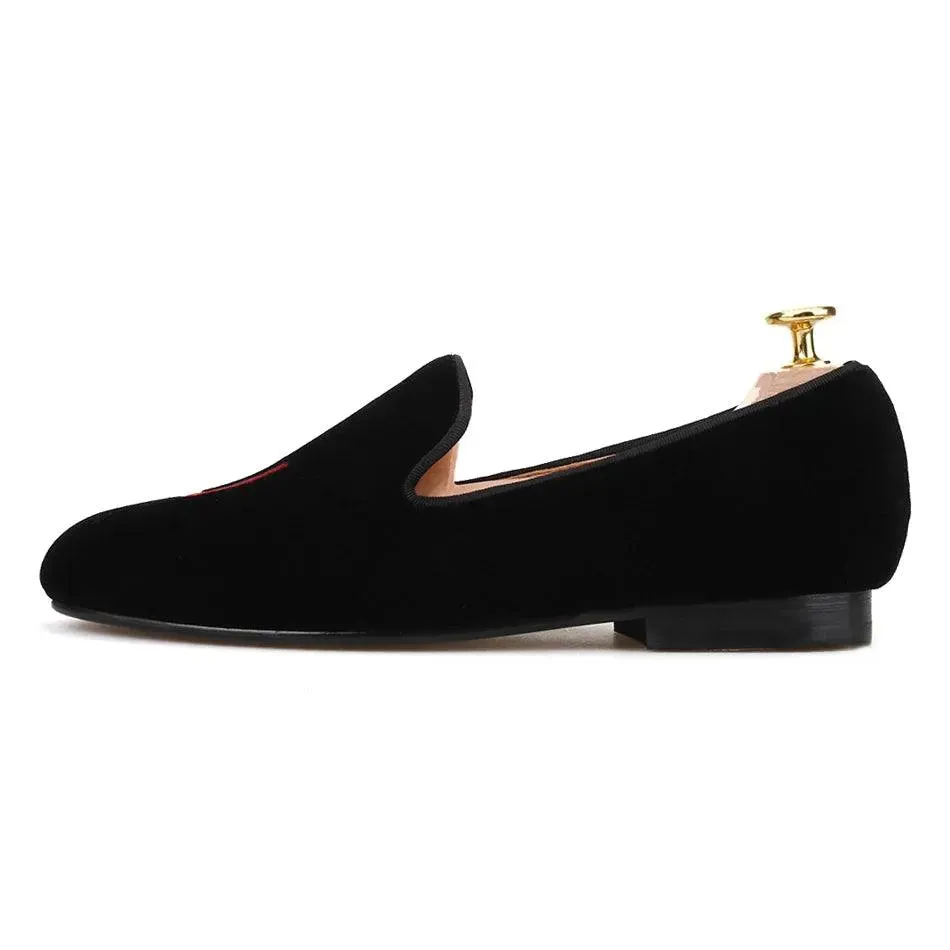 Party-Ready Embroidered Women Loafers