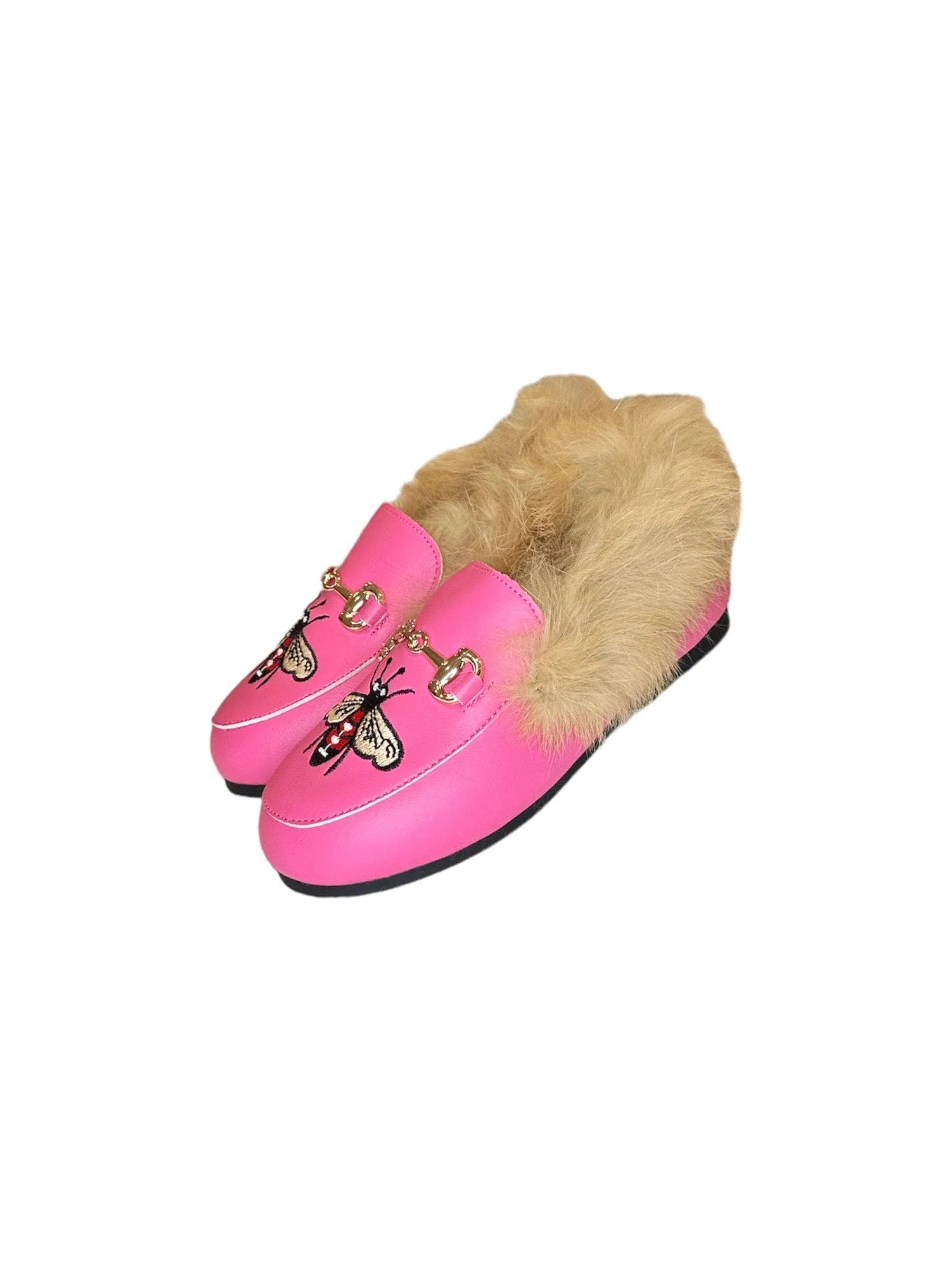 Queen Bee Faux Fur Loafer