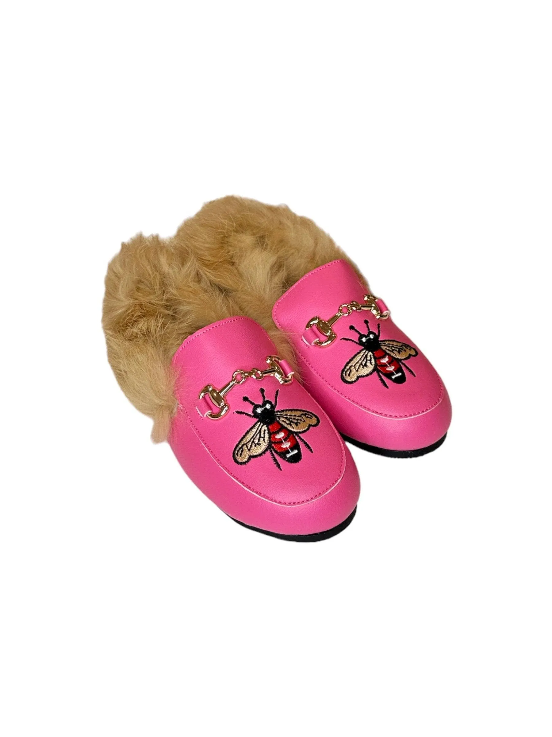 Queen Bee Faux Fur Loafer