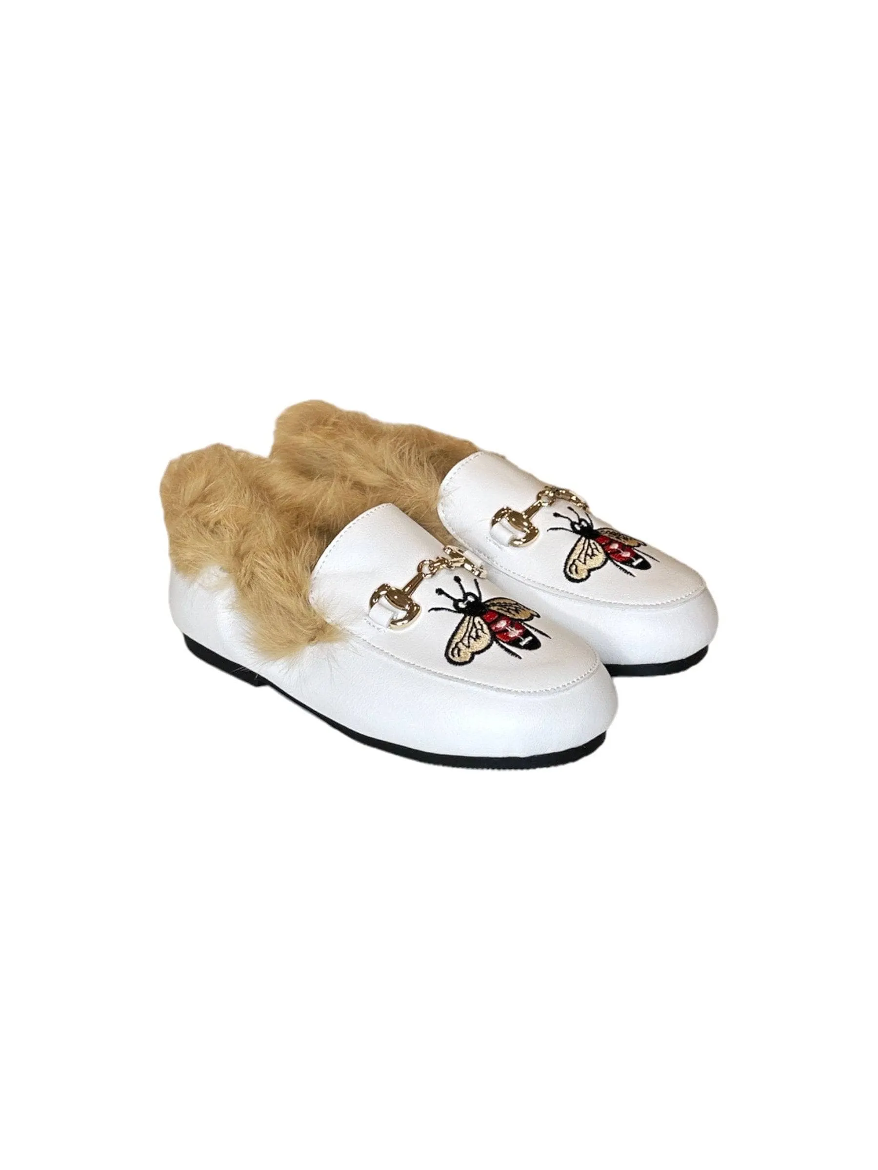 Queen Bee Faux Fur Loafer