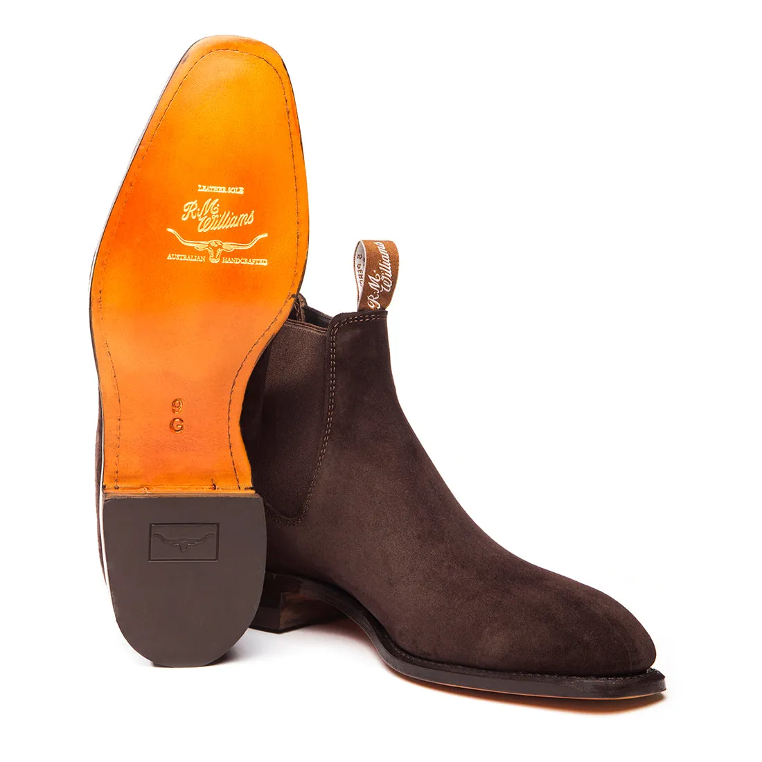 R.M. WIlliams Classic Craftsman - Suede Chocolate