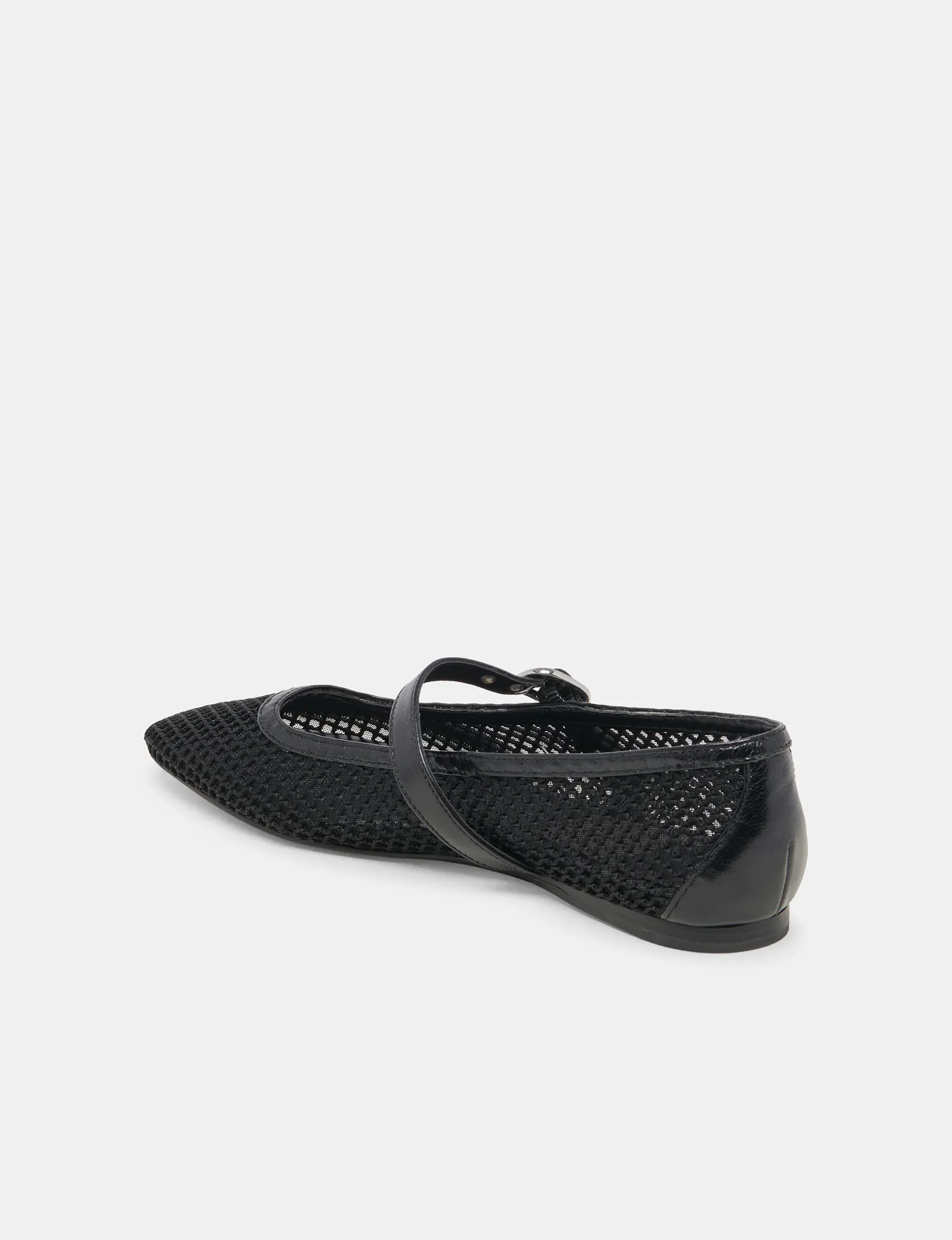 Rodni Woven Mesh Flat, Black