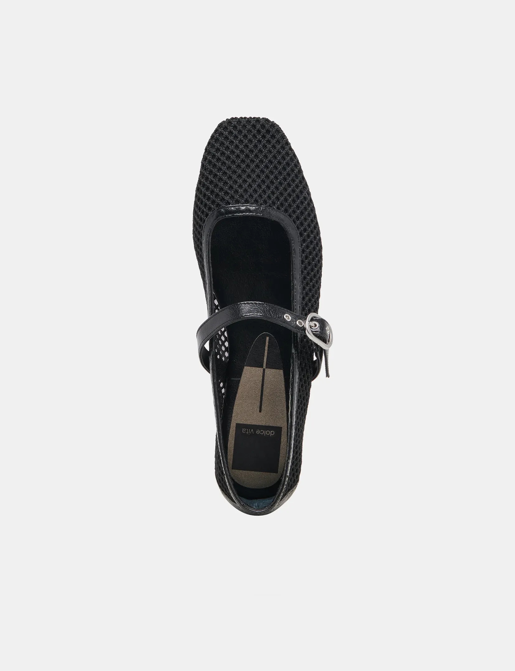 Rodni Woven Mesh Flat, Black