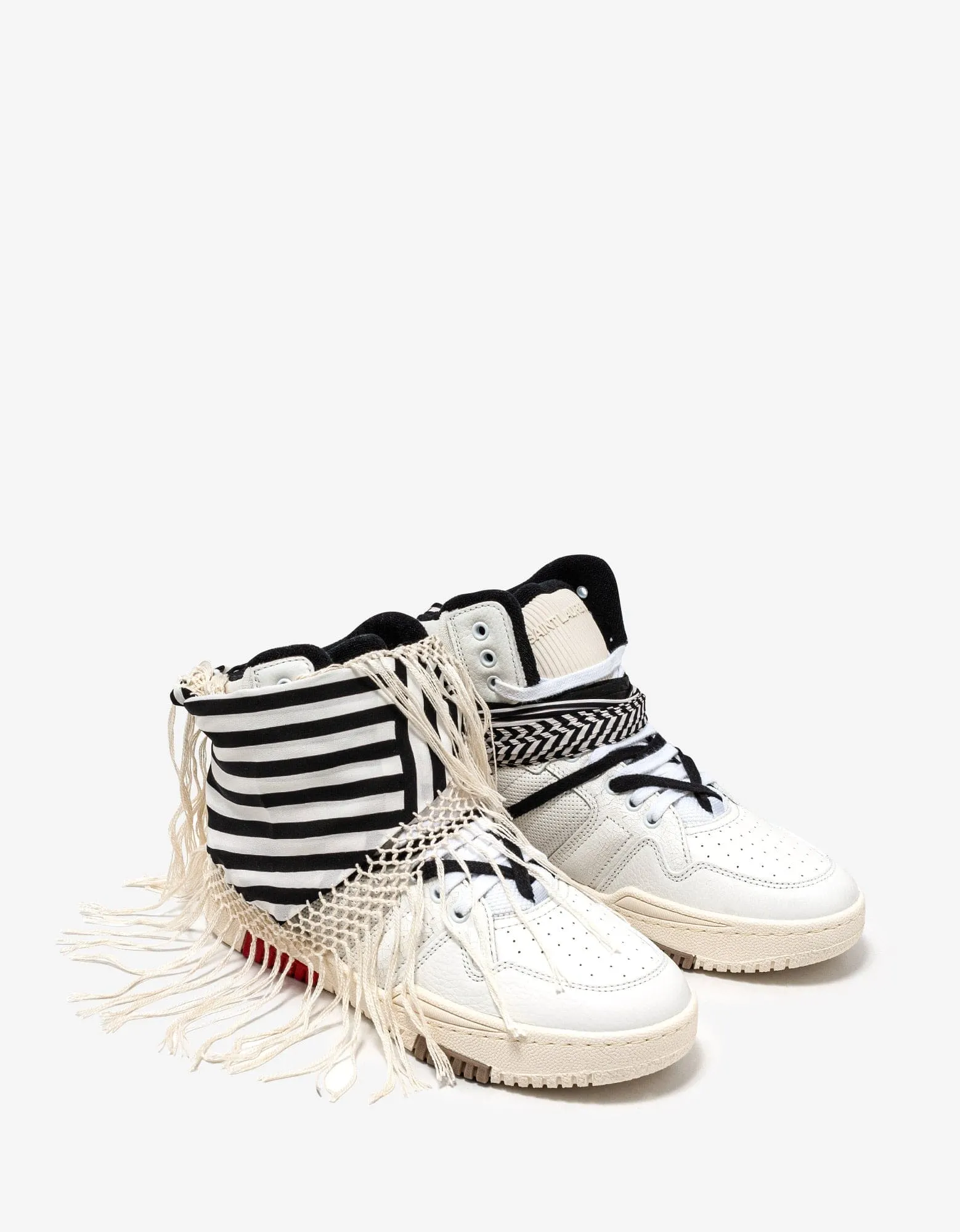 Saint Laurent Smith Bandana High Top Trainers