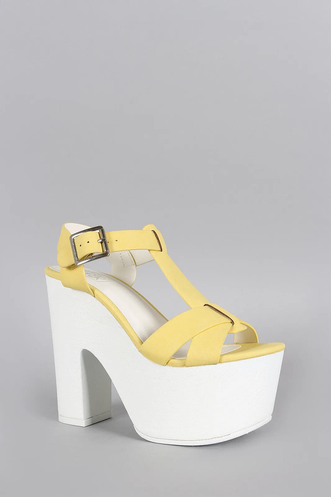 Speed Limit 98 Summer Chunky Platform Heel