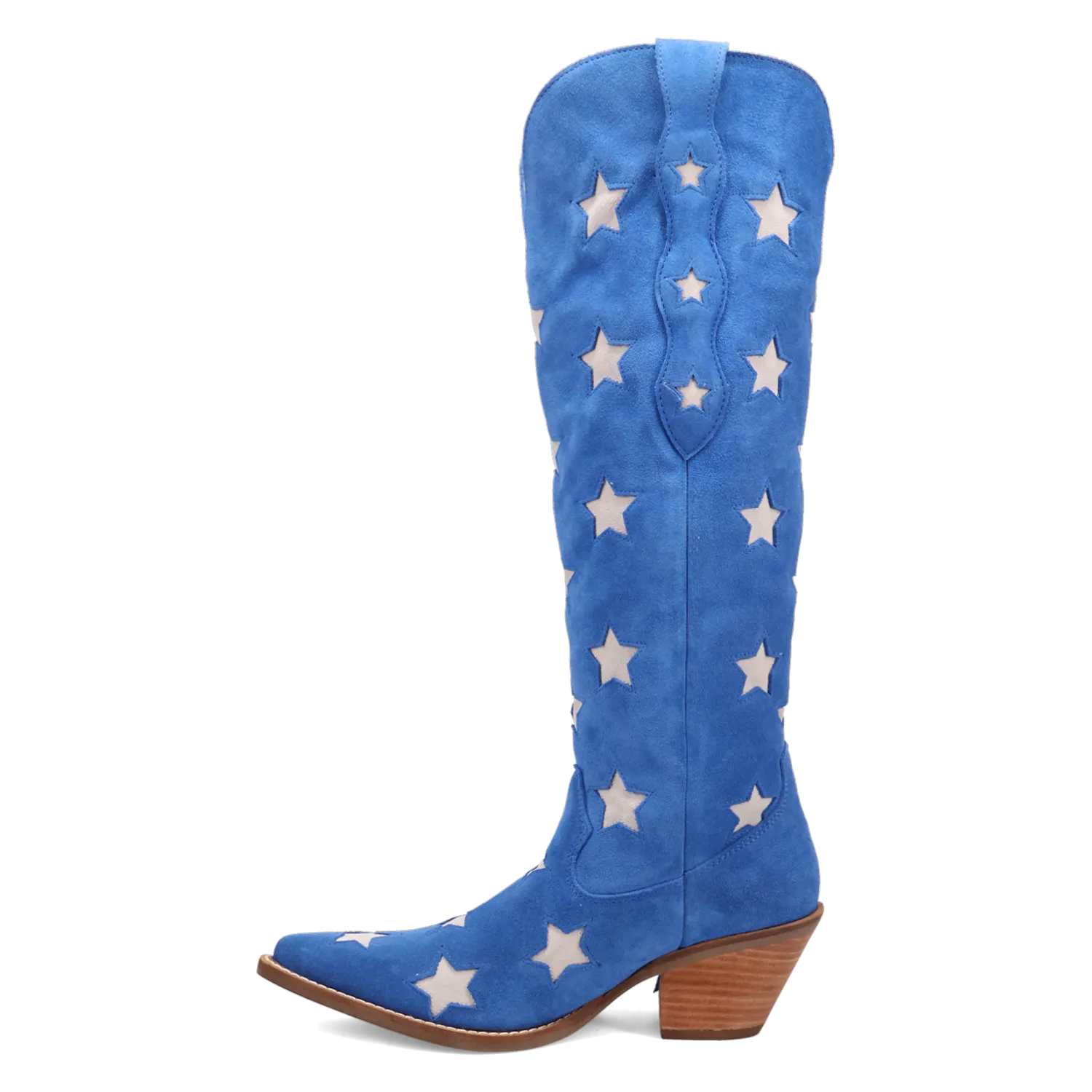 Super Star Blue Suede Leather Boot (DS)