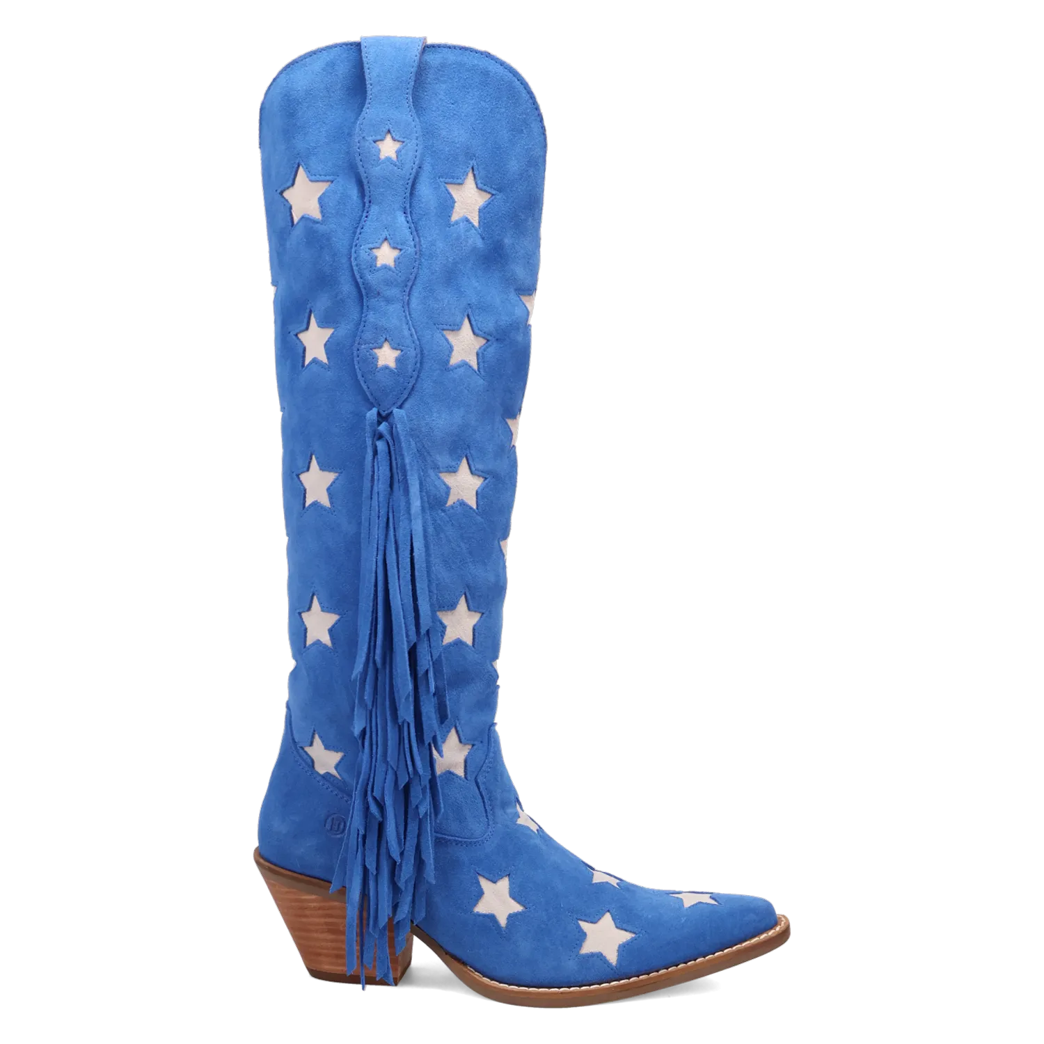 Super Star Blue Suede Leather Boot (DS)