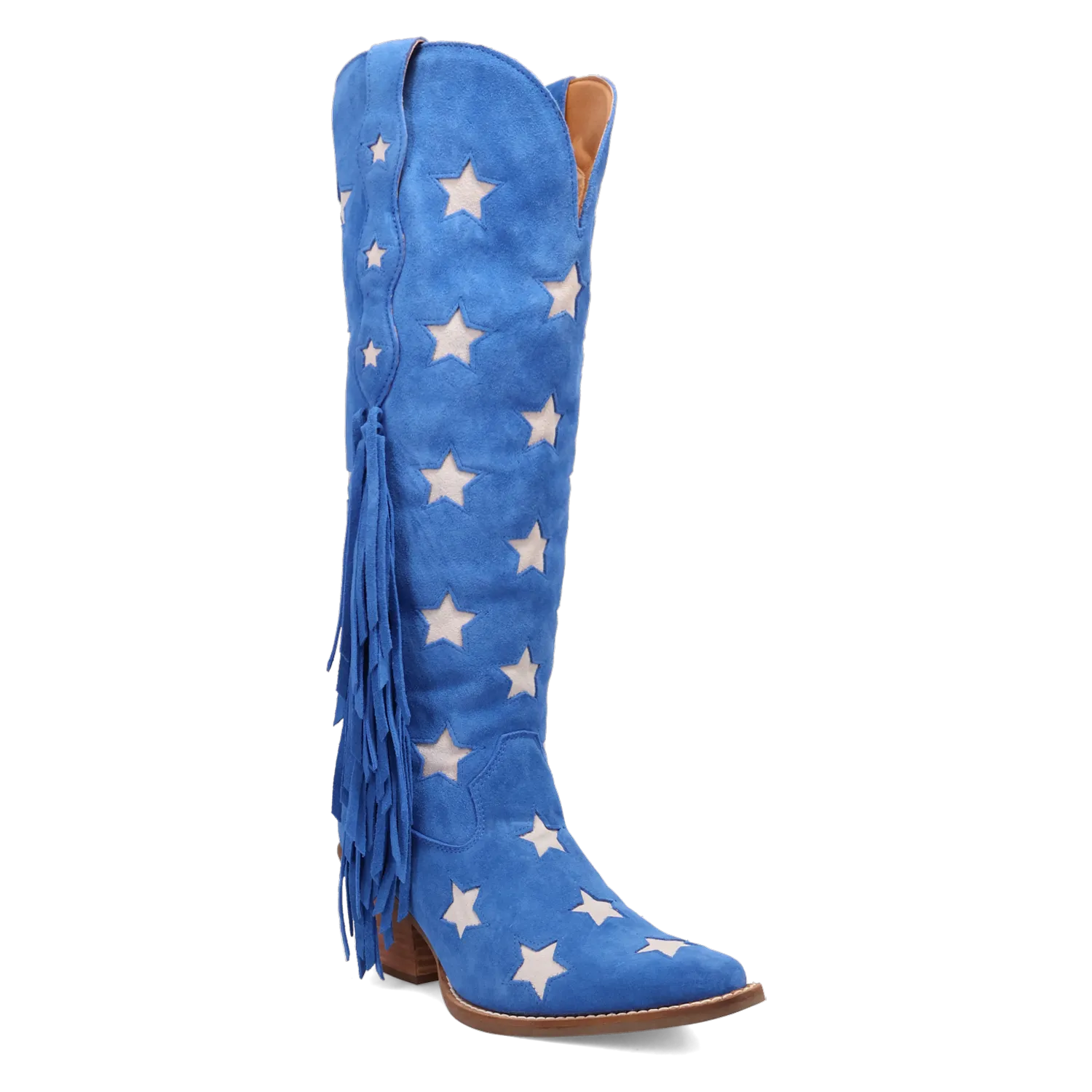 Super Star Blue Suede Leather Boot (DS)