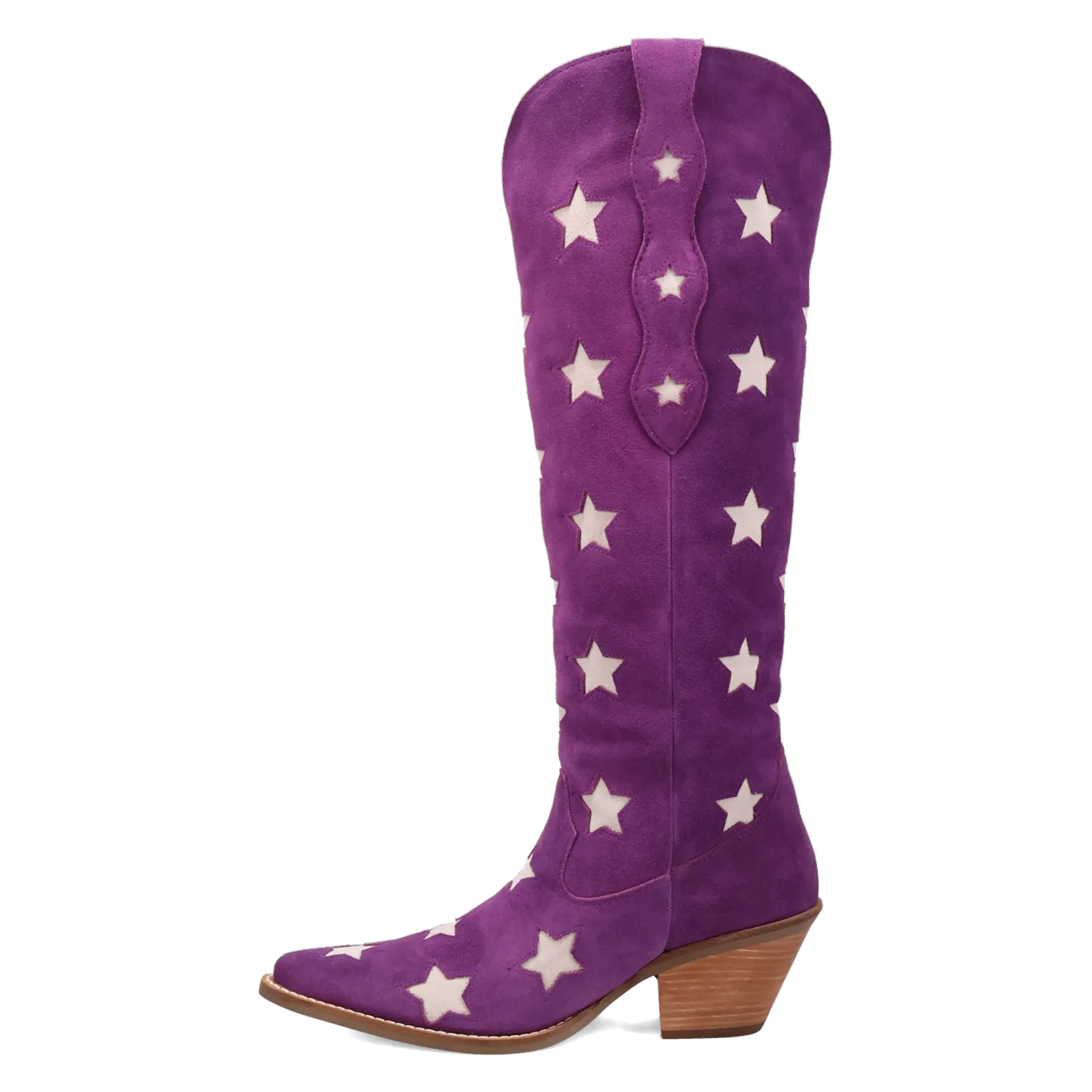 Super Star Purple Suede Leather Boot (DS)