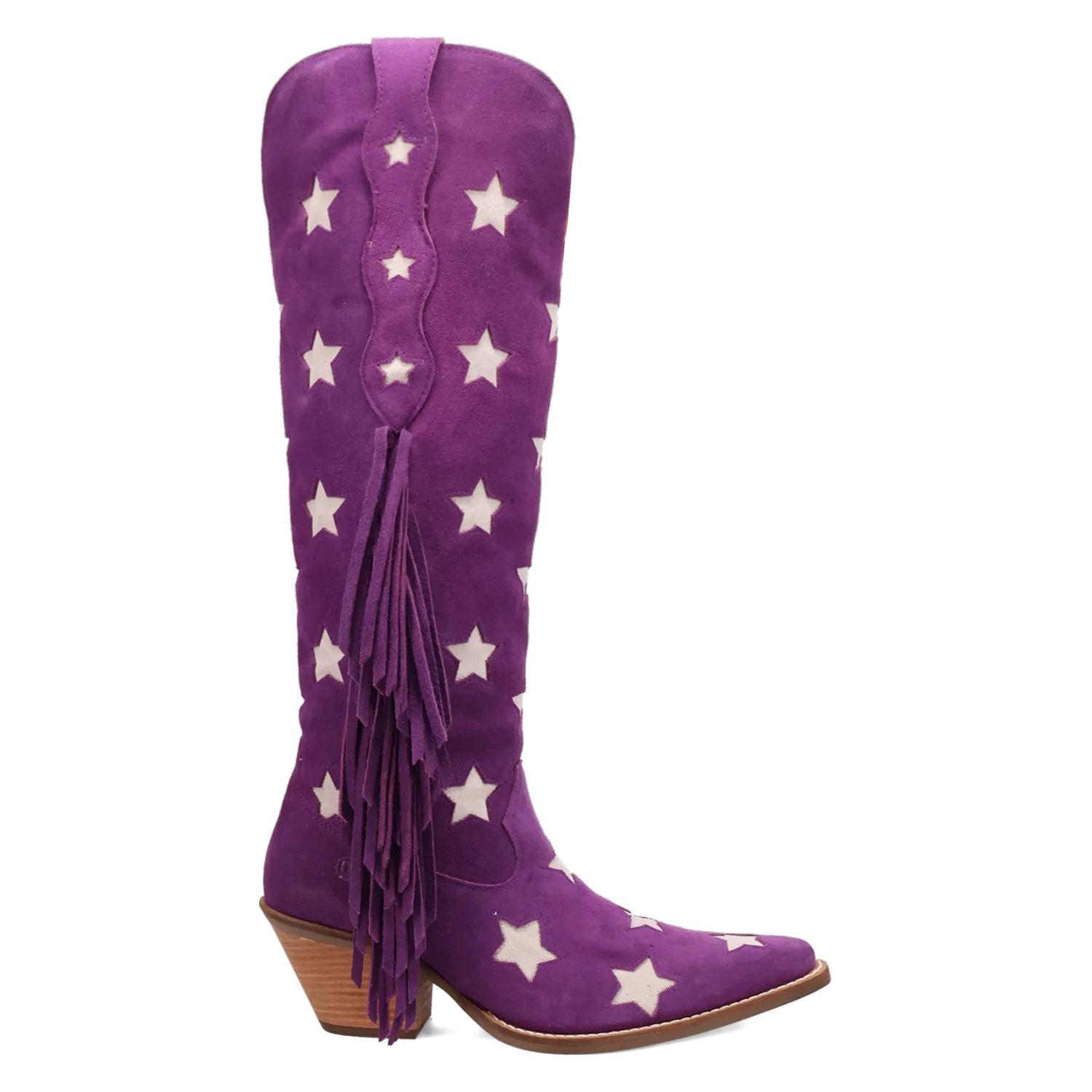 Super Star Purple Suede Leather Boot (DS)