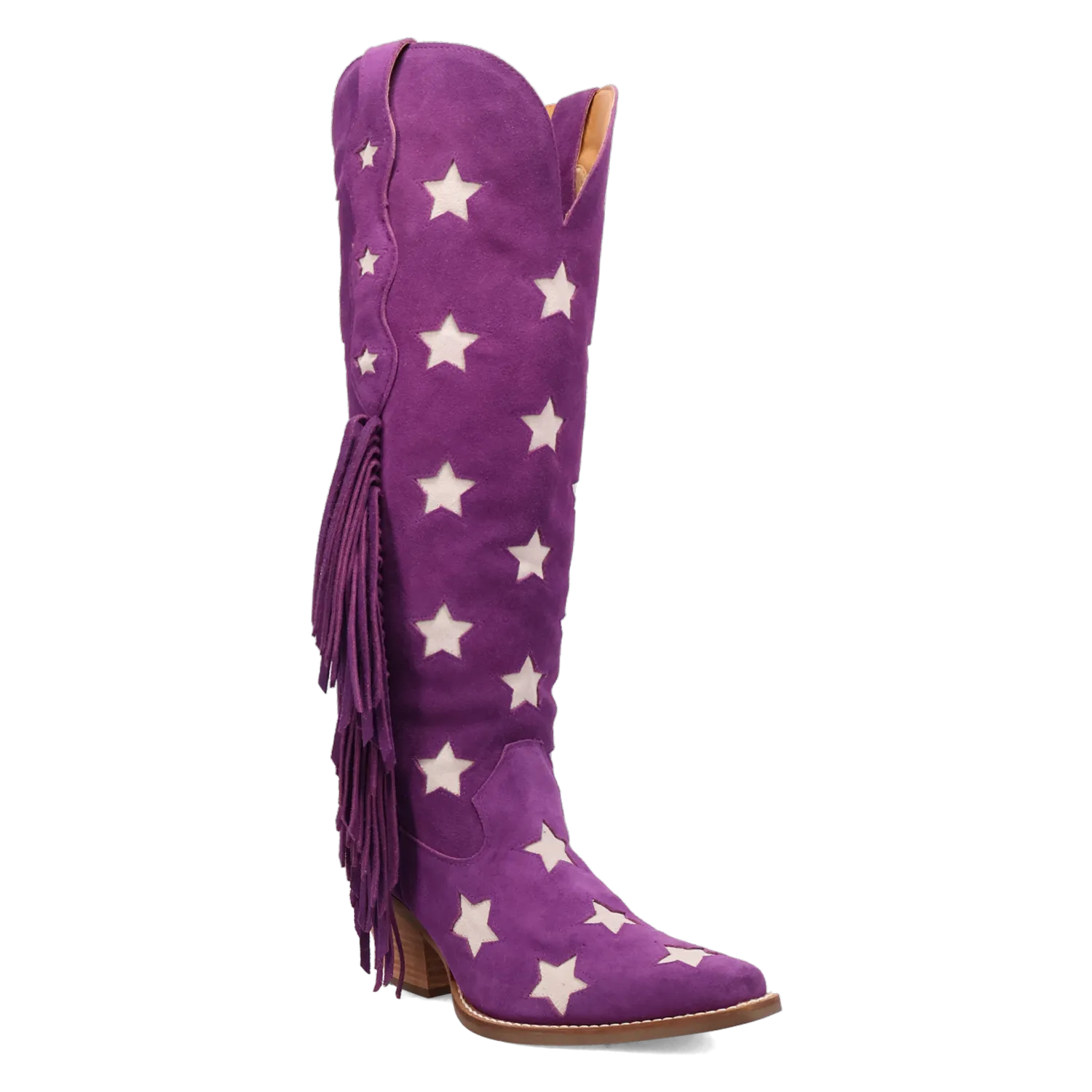 Super Star Purple Suede Leather Boot (DS)