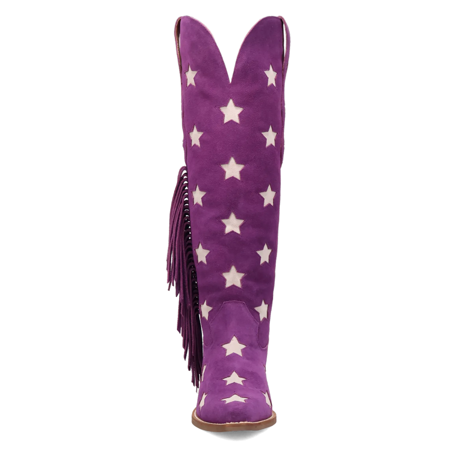 Super Star Purple Suede Leather Boot (DS)