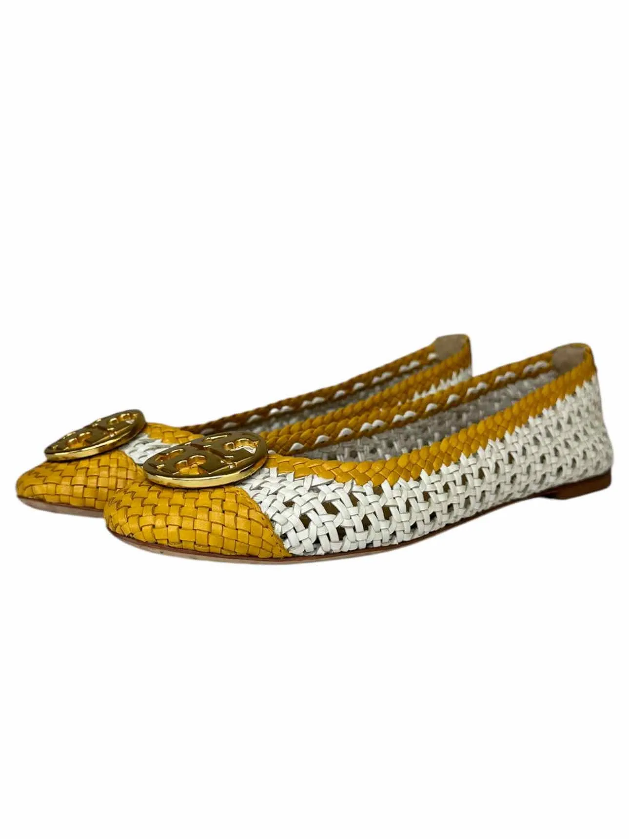 Tory Burch Chelsea Woven Ballet Flats Size 7