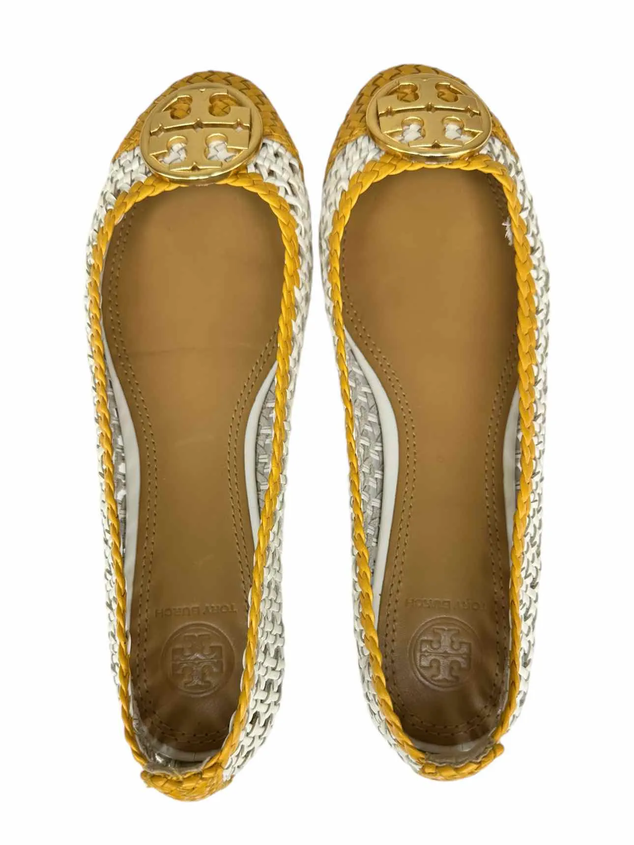 Tory Burch Chelsea Woven Ballet Flats Size 7