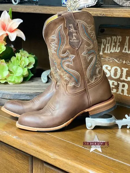 Wells Leather Cowboy Boots by Justin