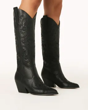 Zakai Cowboy Boot | Black